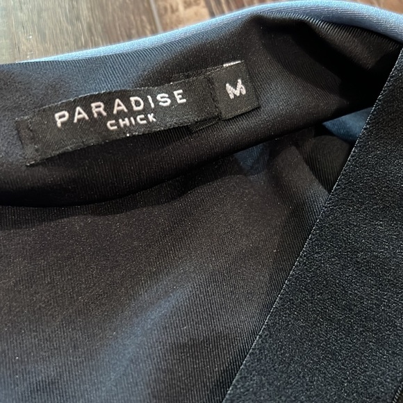 Pole Fitness or Dance - Paradise Chick Action Top - Steel Blue - Picture 4 of 4